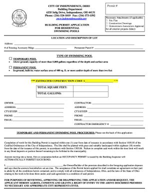 city of independence permit online.